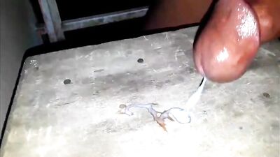 Gay XXX: Big Cock Handjob Extreme Cum Load Black Amateurs