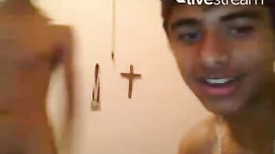 Latino Naughty Boys Playing with Their Junk