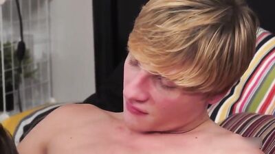 Gangbang Flip Fuck: Two Horny Boys Get Their Cocks Sucked Dry!