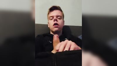 Young Blond Solo Handjob