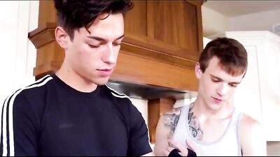 Action-Packed Bareback Cumshots and Handjobs with a Helping Friend - 007