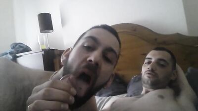Cum in Stepbrothers Mouth: The Ultimate Amateur Bisexual Oral Frat Boys Web-Cam Cum Eating Video!