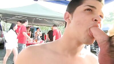 Public BJ Frat Pledge - WTF! - Cum Shots, Amateur, Fun, Outside, Exhibitionist