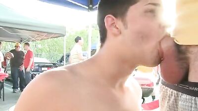 Public BJ Frat Pledge - WTF! - Cum Shots, Amateur, Fun, Outside, Exhibitionist