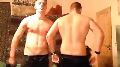 German Superhunks Cum on Webcam Twink Gay Porn!