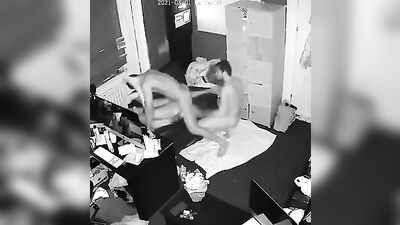 Office Fuck Fest: Amateur Spy Cam Sex After Hours!