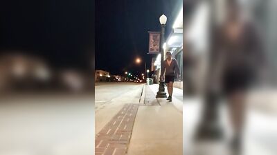 Jerking off on Main Street - The Return!