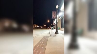 Jerking off on Main Street - The Return!