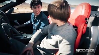 Sensational Auto-Stop Sexcapades: Blond Boys Have Fun and Oral Pleasures in This Gay Porn Video!