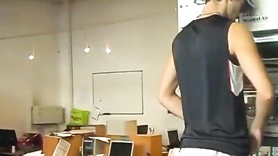 Mailroom Mayhem Returns: A Blond Boy Orgy!