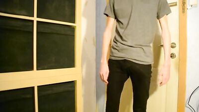 Young & Hungry - A Hot Teen Wanks in Public!