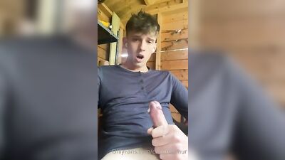 Connors Dark Blue Cumshot - A Gay Porn Classic!