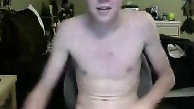 Cute boy toys play in hot gay web-cam action!