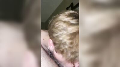 Blond Twink Deepthroats His Boyfriend and Gets a Reward porn