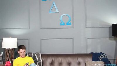 Gay Porn Discipline: Fraternity Pledge Taken Hard!