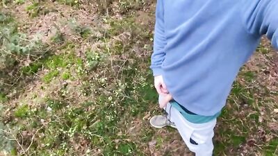 Teen Outdoor Pissing & Jerking: Boys Porn Adventure