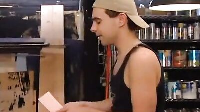 Flip-Flop in the Workshop Boys Porn: Two Dudes Find their Fate with Motorized Dildo and Heavy Fisting!