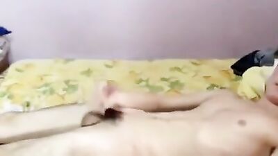 Bareback with my friend in the room and he films me boys porn - Gay Sex Videos