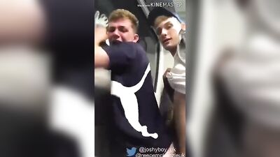 Bus Boys Bareback: Sucking and Fucking for the Web Cam!