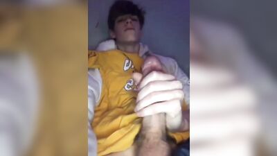 Cumming with Cute Twink Boy - Gay Porn Action