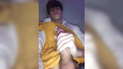 Cumming with Cute Twink Boy - Gay Porn Action