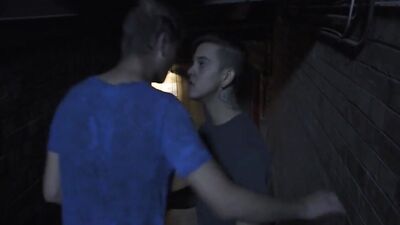 Gang of Twink Pounders: Gay Dungeon Porn Action!