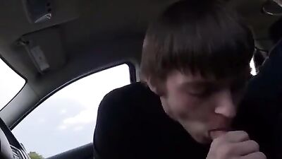 Car Cocks: Sons Blowing Daddies in the Parking Lot