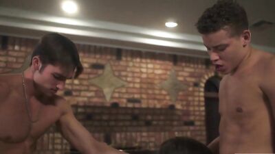 Grandpas Twink Threesome House Porn: Action Group Sex!