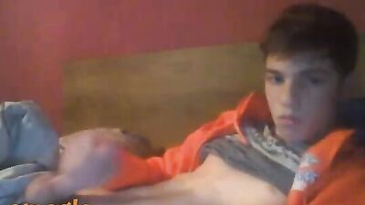 Young Cam Boys Hands-On Webcam Jizz Session - Cumming Orange Next!