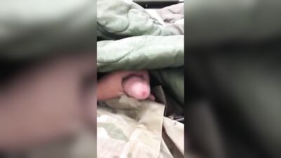 Military Camp Masturbation - Soldier Hidd*en Jerk!
