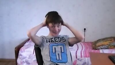 Young Twink Boys Sexy Striptease and Solo Jerk Off!