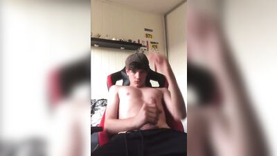 Boys Porn Just Because Amateur Web-Cam Lovely Wank
