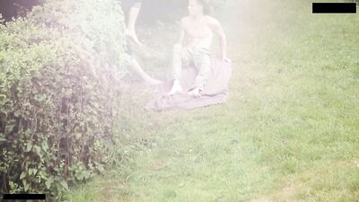 Outdoor Rip-Tight Raw Fuck! - Gay Porn Blond Boy Cum Shots