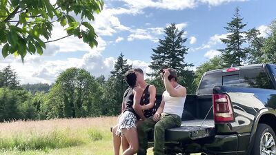 Gay Porn Threesome Outdoors Country Sex Truck - Action Bareback Cum Shots
