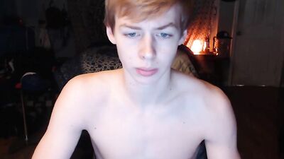 Cumming for Cute Camboy with Cockring - A Hot Web-Cam Wank Session!