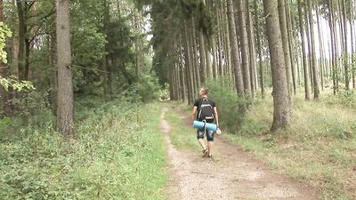 Gay Camping Twinks: Bareback Public Outdoor Fun!