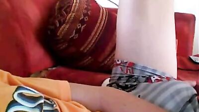 Bulging Cock Boys Porn in His Briefs Gets Stroked and Squirts Jizz