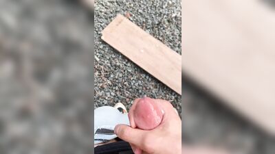 Public Woods Cummers: Amateur Big Cocks and Cum Shots by the Lake Boys Porn