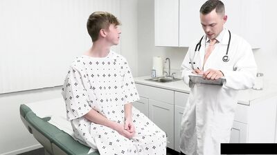 Gay Porn Cutie Barebacked in Doctors Office!