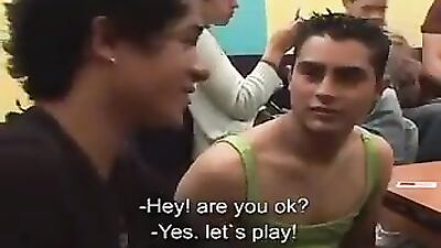 Gay Porn Latino Twink with Imaginary Friend