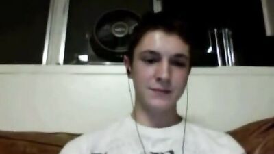 Young Stud Strokes His Hot Tool in Gay Boys Porn