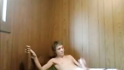 Blond Webcam Boys Porn: Teen Bodyplay