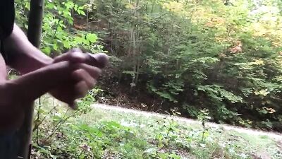 Gay Porn in the Woods - (Huge Cumshot) ==============================