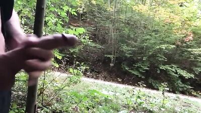 Gay Porn in the Woods - (Huge Cumshot) ==============================