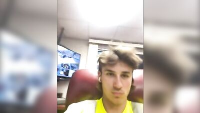 Solo Worker College Frat Dorm Bathroom Risky - Bored at Work with Nothing Else to Do