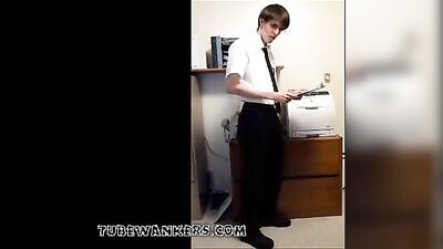 Office Romp - Intern Takes Copy Room Break