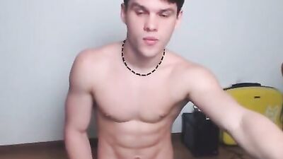 Gay Muscle Boy Wanking Porn Cum Shots Video