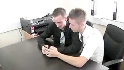 Gay Teen Twink Office Orgy
