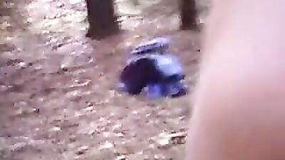 Forest Fun with Dildos: Teen Boys Porn Masturbating in the Wild!