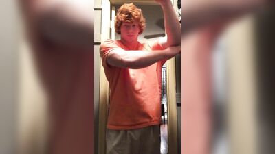 Ginger Strips & Blows His Baby Juice for Hungry Boys!